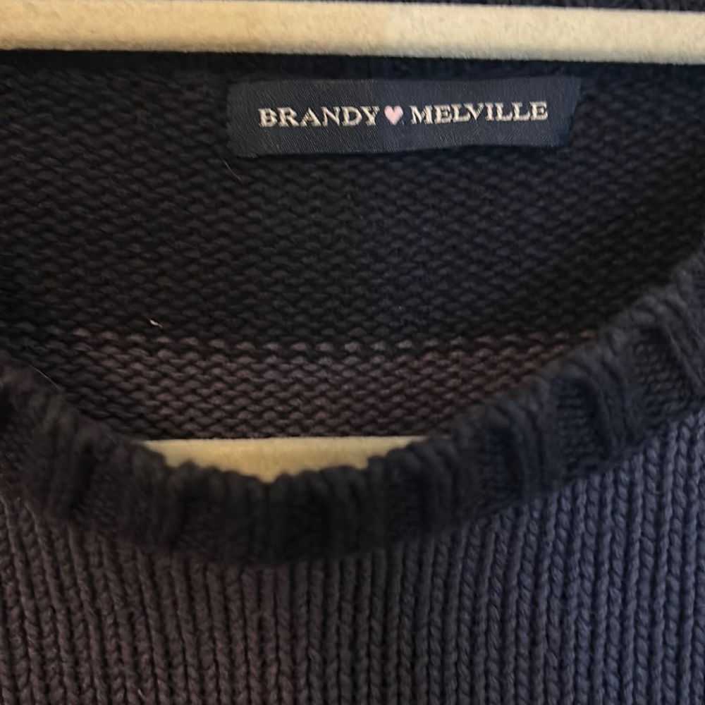 Brandy Melville oversized  striped crewneck